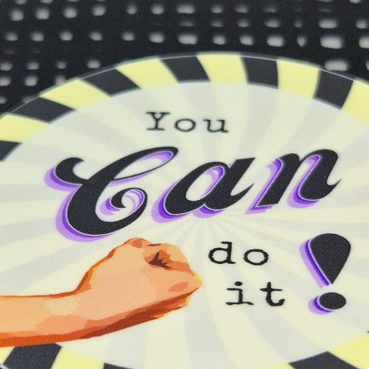 STICKER - YOU CAN DO IT! - GUL