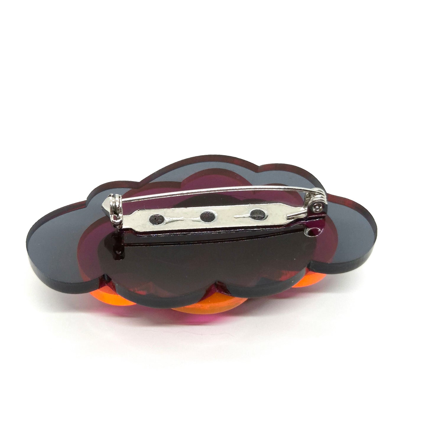 BROSCH IN THE CLOUDS SVART & NEON