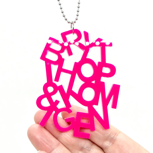 HALSBAND BRYT IHOP & KOM IGEN INTENSE PINK