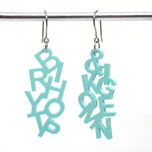 ÖRHÄNGEN BRYT IHOP & KOM IGEN MINTY GREEN