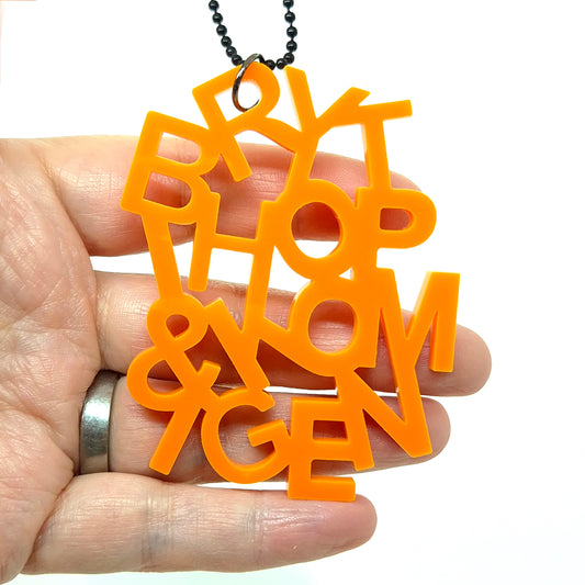 HALSBAND BRYT IHOP & KOM IGEN RETRO ORANGE