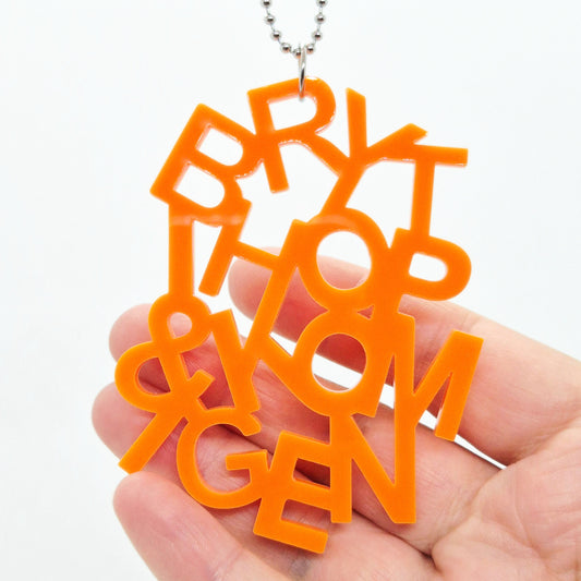 HALSBAND BRYT IHOP & KOM IGEN RETRO ORANGE