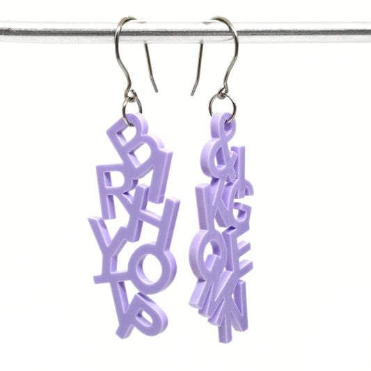 ÖRHÄNGEN BRYT IHOP & KOM IGEN WARM LILAC