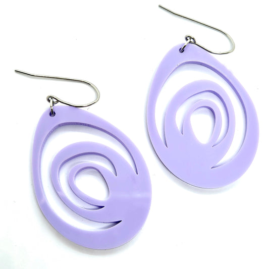 ÖRHÄNGEN EGGS DUSTY LILAC