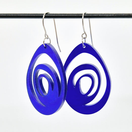 ÖRHÄNGEN EGGS COBALT BLUES