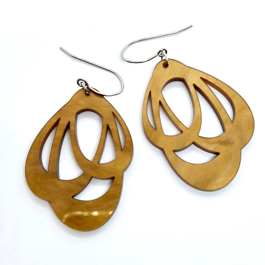 ÖRHÄNGEN LOOPS BRONZE BROWN