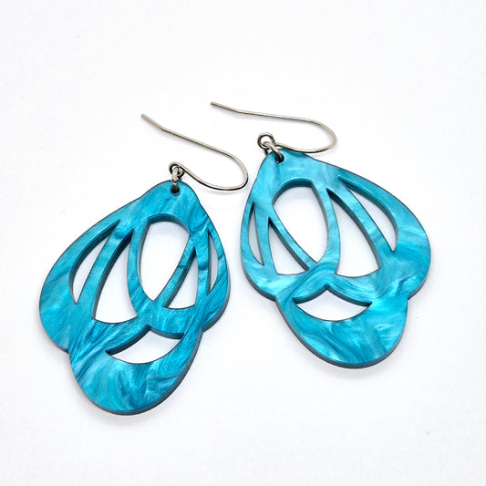 ÖRHÄNGEN LOOPS LUSH TURQUOISE