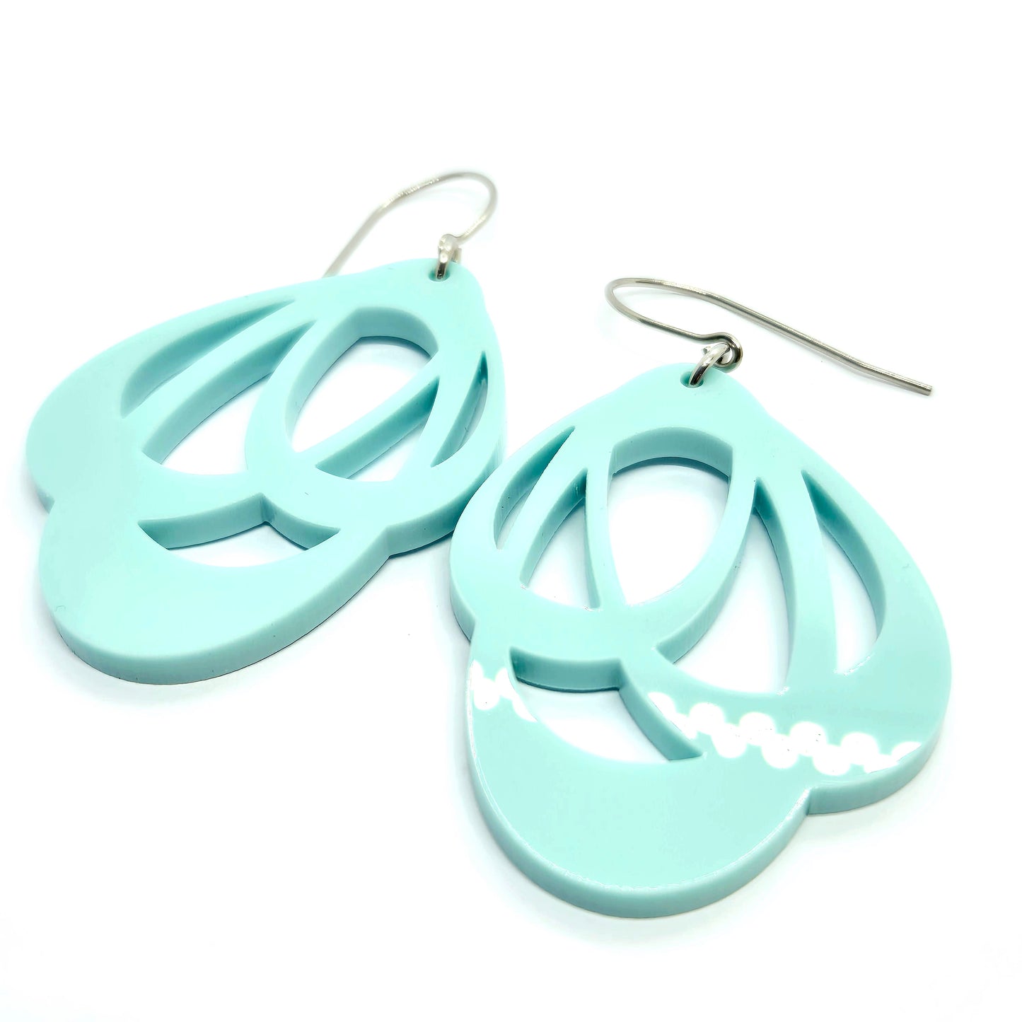 ÖRHÄNGEN LOOPS MINTY GREEN