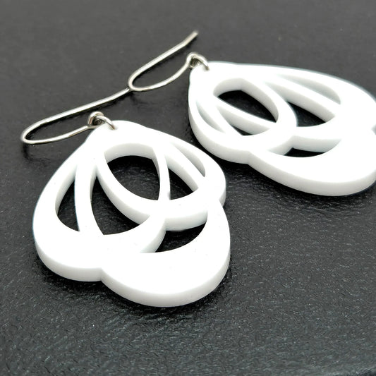 ÖRHÄNGEN LOOPS PLAIN WHITE