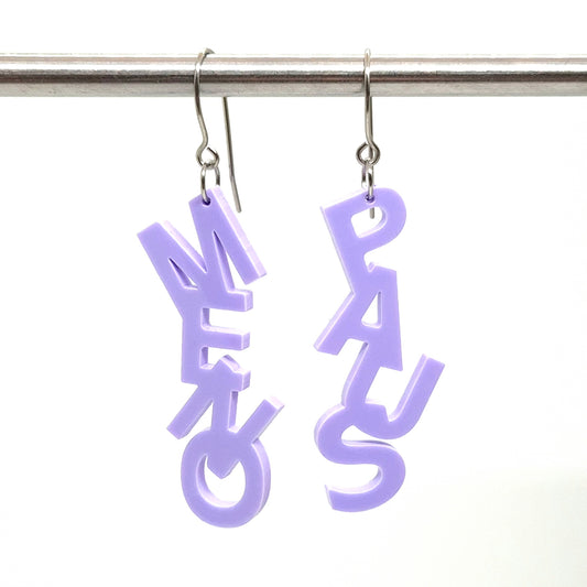 ÖRHÄNGEN MENOPAUS WARM LILAC