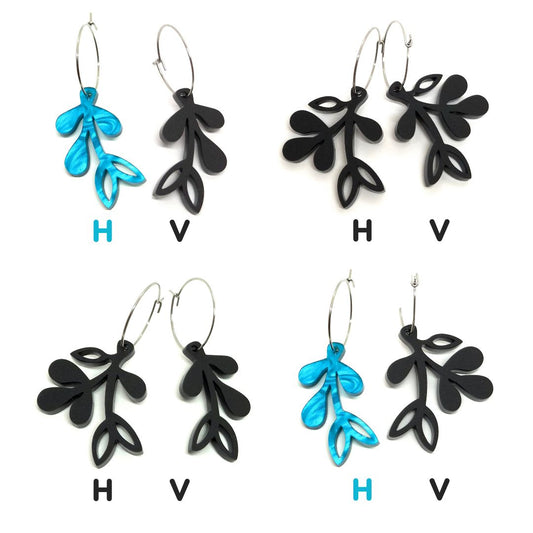 ÖRHÄNGE MINI BOTANICS HÖGER LUSH TURQUOISE