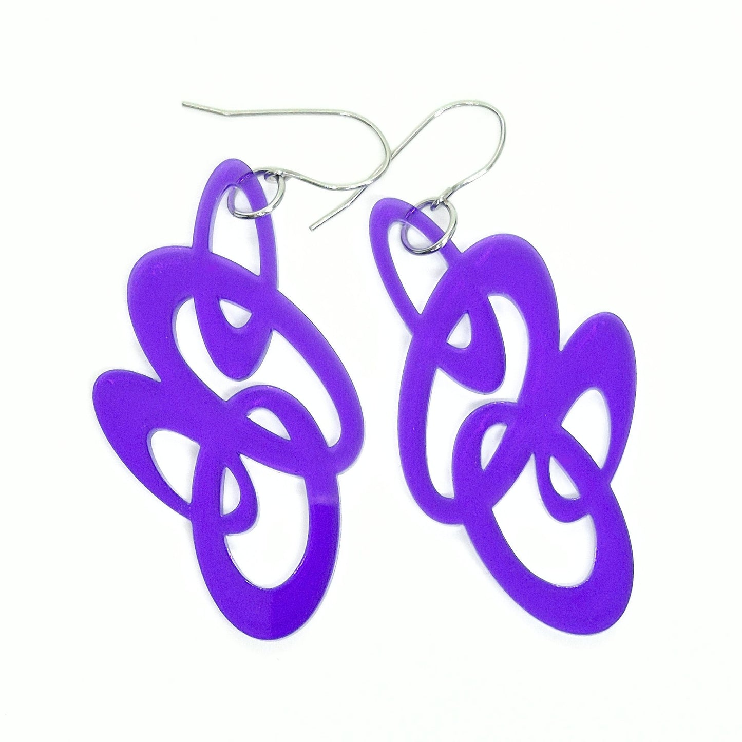 ÖRHÄNGEN ORBIT CLEAR LILAC