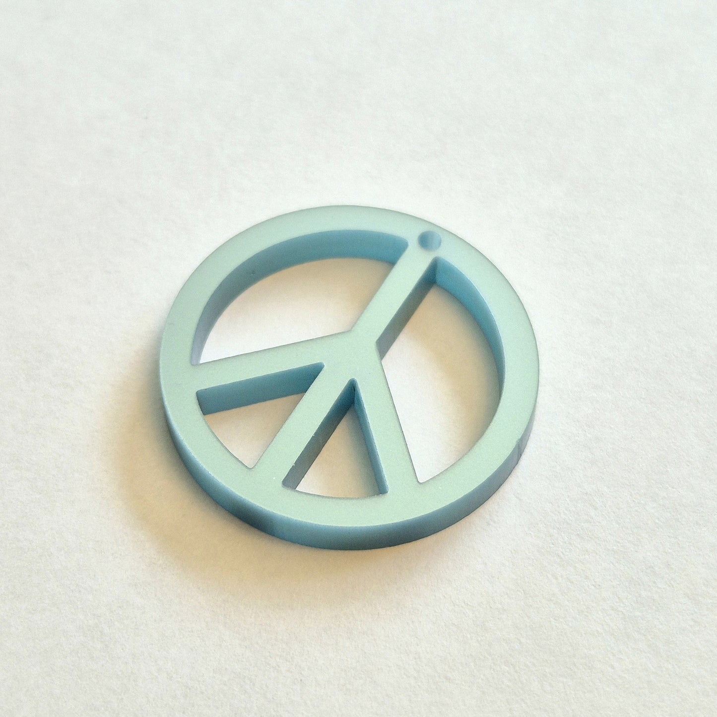 IMAGINE PEACEMÄRKE METALLIC ICE BLUE