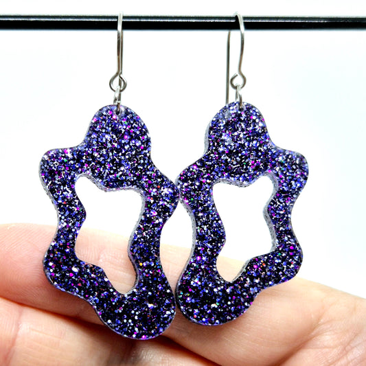 ÖRHÄNGEN PUDDLES SPARKLY DISCO