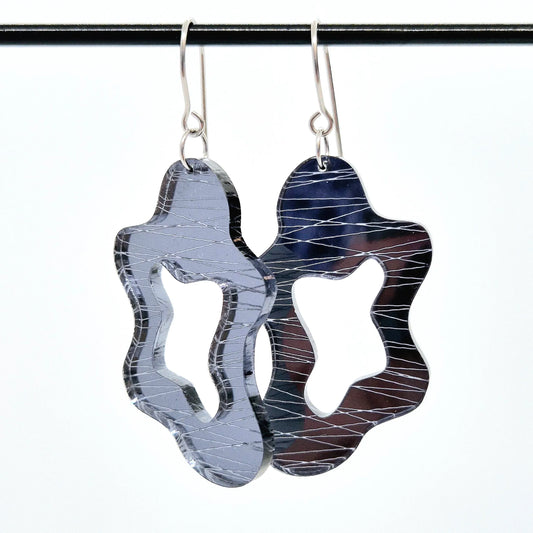 ÖRHÄNGEN PUDDLES THUNDER MIRROR