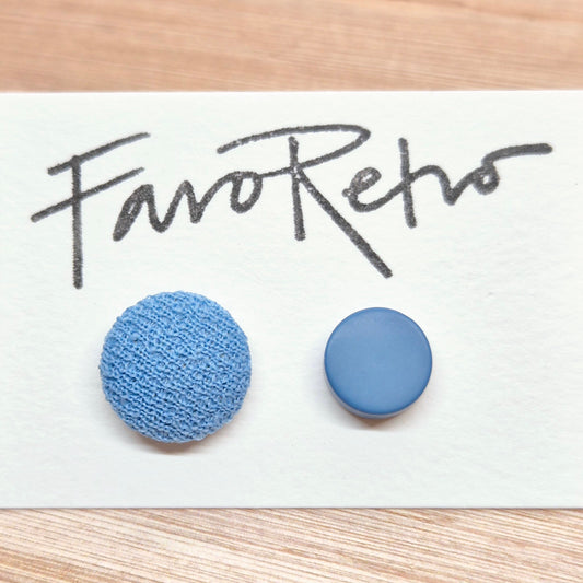 ÖRHÄNGEN KNAPPAR BLÅ