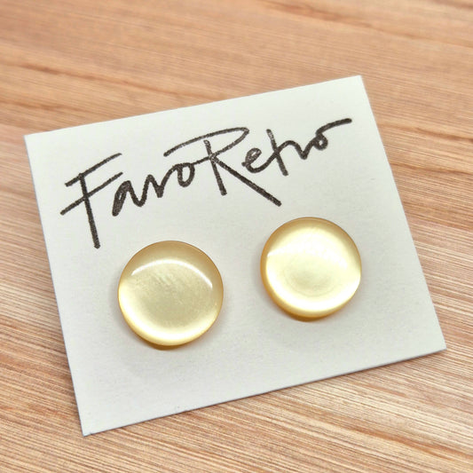 ÖRHÄNGEN KNAPPAR GULA