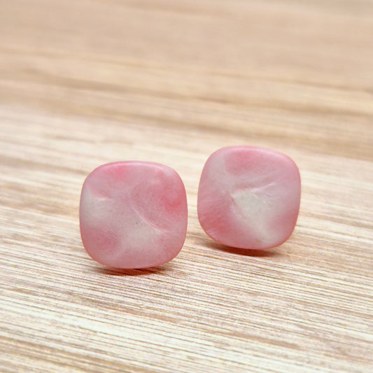 ÖRHÄNGEN KNAPPAR ROSA