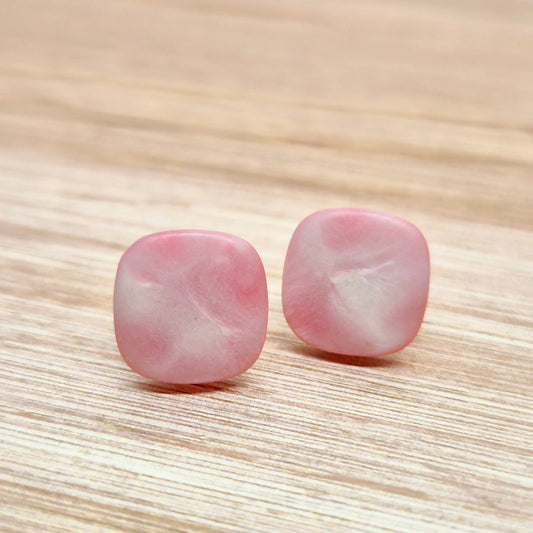 ÖRHÄNGEN KNAPPAR ROSA