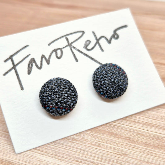 ÖRHÄNGEN KNAPPAR GRÅ