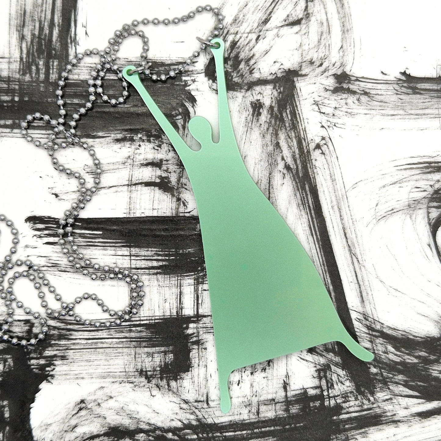 METALLIC PALE GREEN