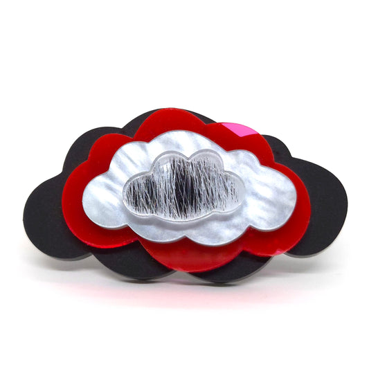 RING IN THE CLOUDS NEON SILVER