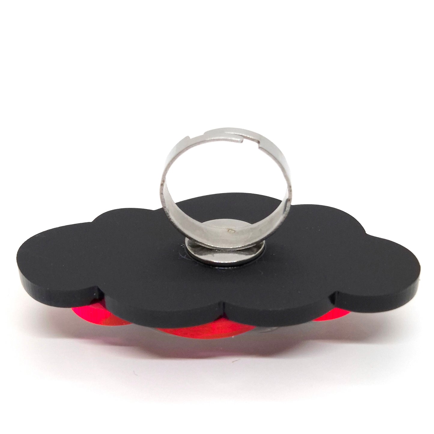 RING IN THE CLOUDS NEON SILVER