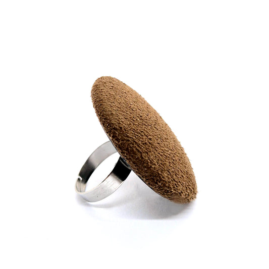 RING KNAPPAR MOCKA BRUN