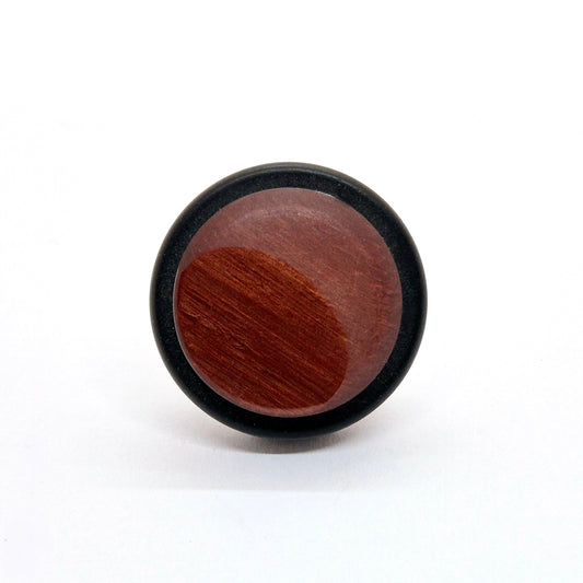 RING KNAPPAR SVART & BRUN