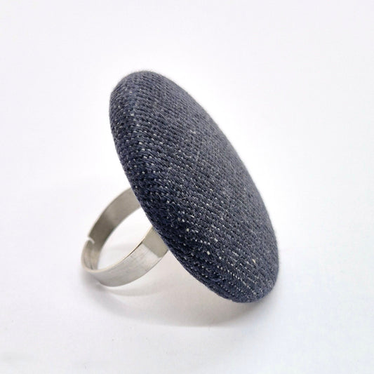 RING KNAPPAR JEANS TYG