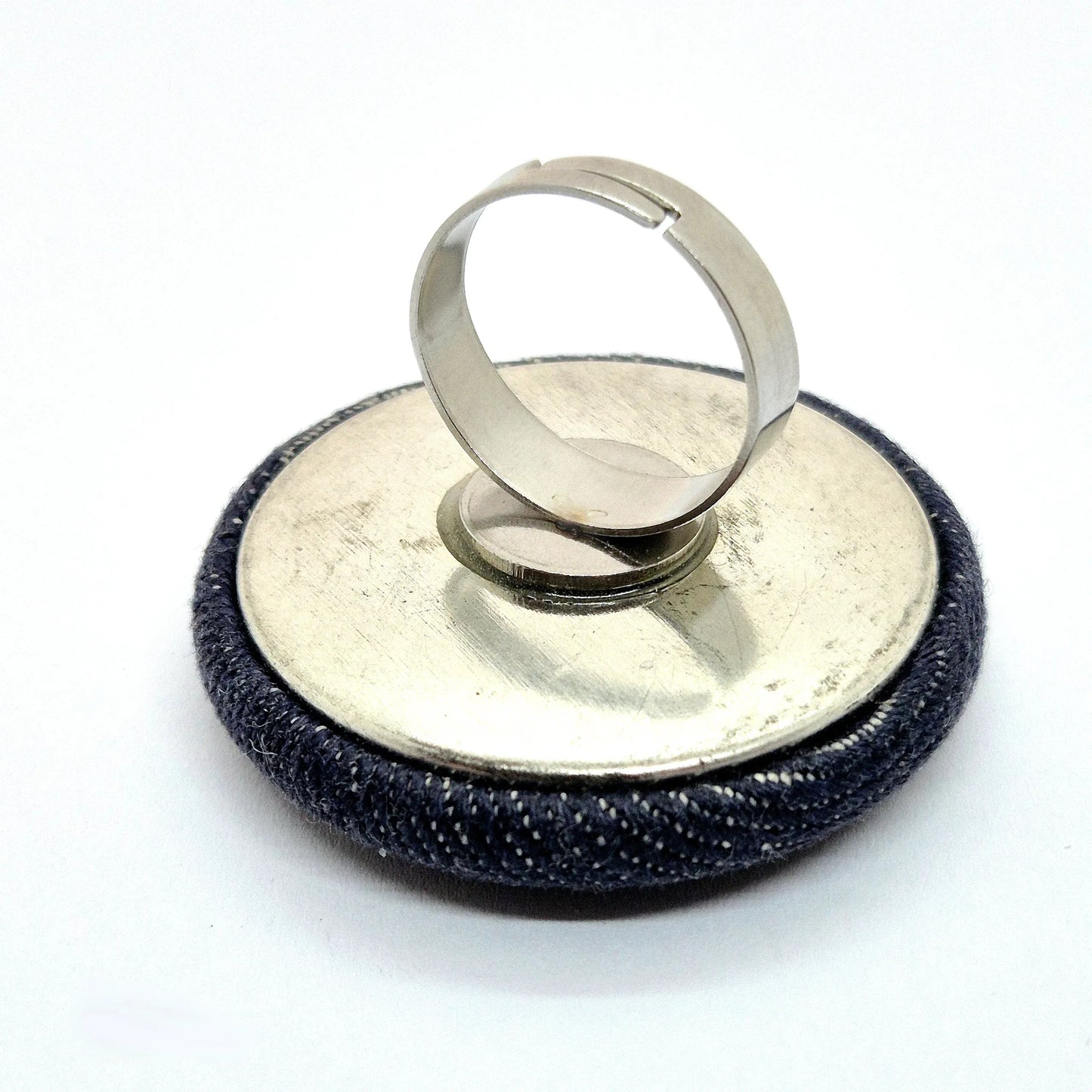 RING KNAPPAR JEANS TYG