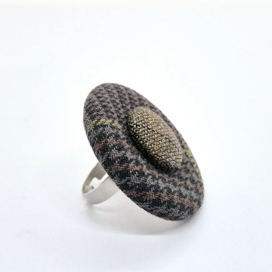 RING KNAPPAR RUTIGT TYG