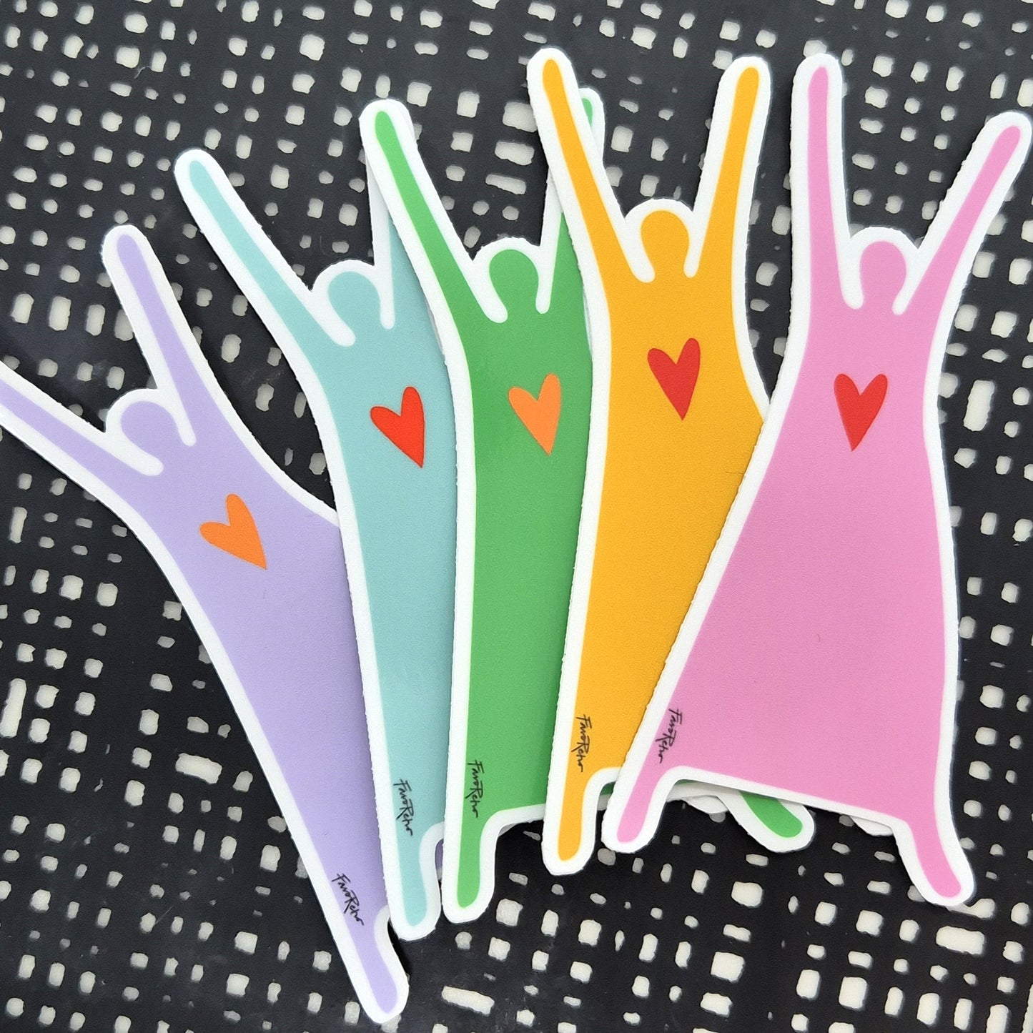 STICKER KVINNA