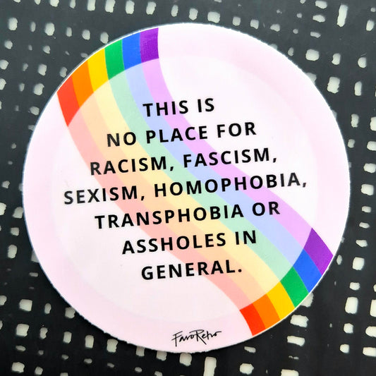 STICKER - THIS IS NO PLACE - ROSA