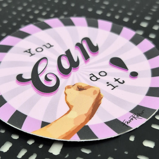 STICKER - YOU CAN DO IT! - ROSA