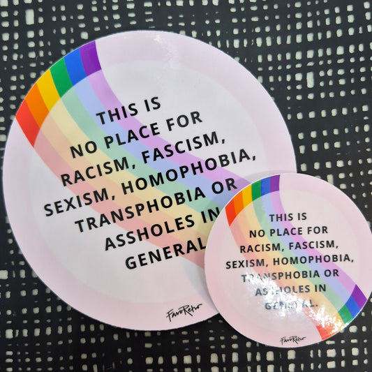 STICKER - THIS IS NO PLACE - ROSA