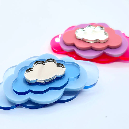 BROSCH IN THE CLOUDS PINK