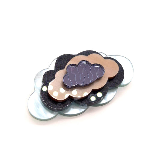 BROSCH IN THE CLOUDS REGNMOLN