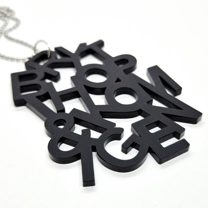 HALSBAND BRYT IHOP & KOM IGEN BLACK VELVET