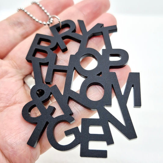 HALSBAND BRYT IHOP & KOM IGEN BLACK VELVET