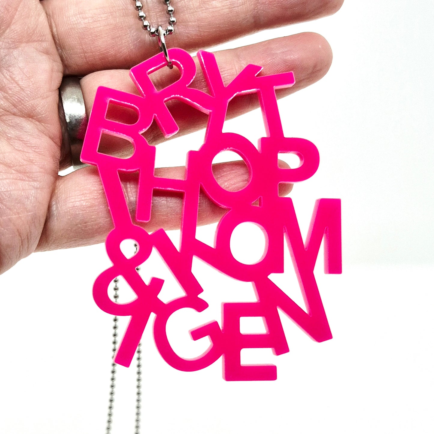 HALSBAND BRYT IHOP & KOM IGEN INTENSE PINK