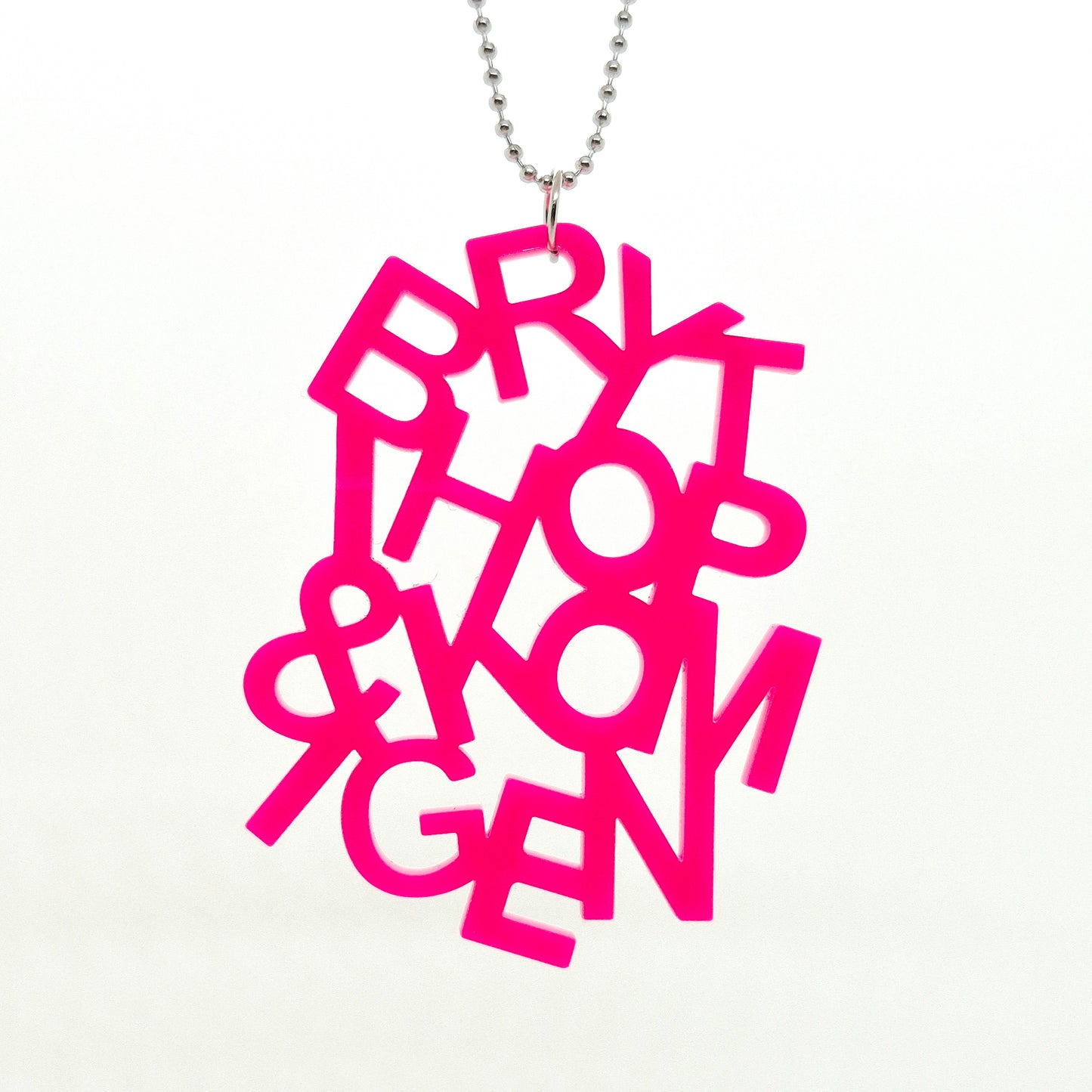 HALSBAND BRYT IHOP & KOM IGEN INTENSE PINK