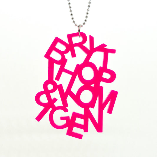 HALSBAND BRYT IHOP & KOM IGEN INTENSE PINK