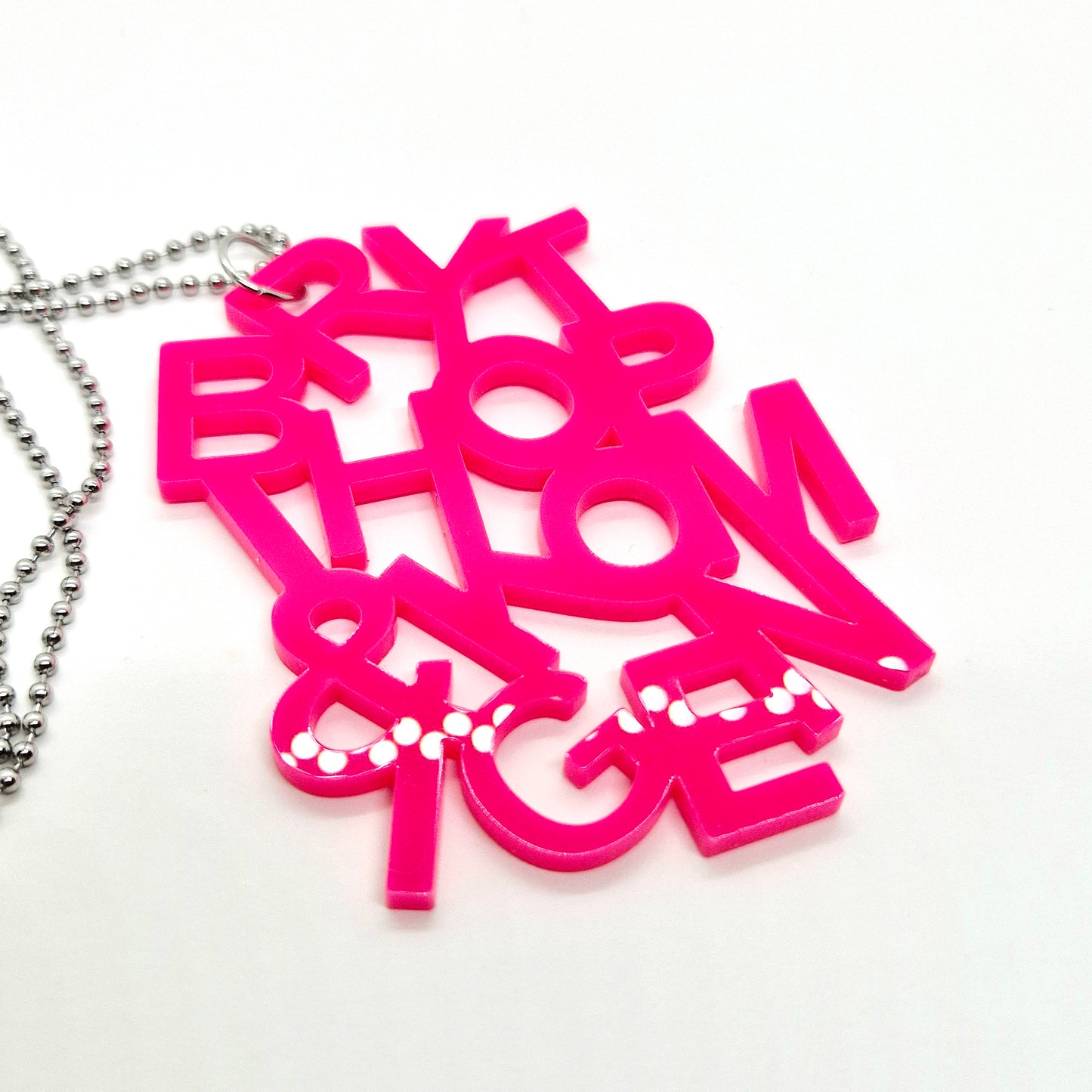 HALSBAND BRYT IHOP & KOM IGEN INTENSE PINK