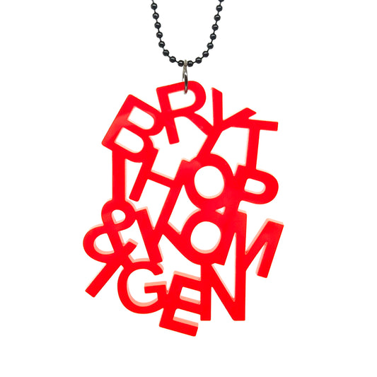 HALSBAND BRYT IHOP & KOM IGEN JUST RED