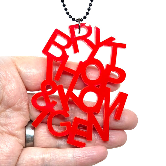 HALSBAND BRYT IHOP & KOM IGEN JUST RED