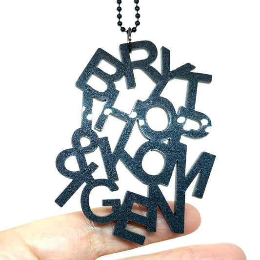 HALSBAND BRYT IHOP & KOM IGEN STONE BLACK