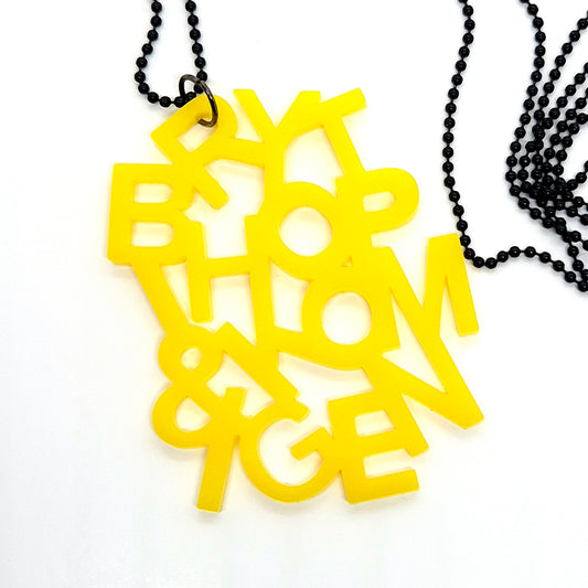 HALSBAND BRYT IHOP & KOM IGEN SUNNY YELLOW