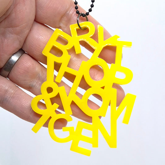 HALSBAND BRYT IHOP & KOM IGEN SUNNY YELLOW