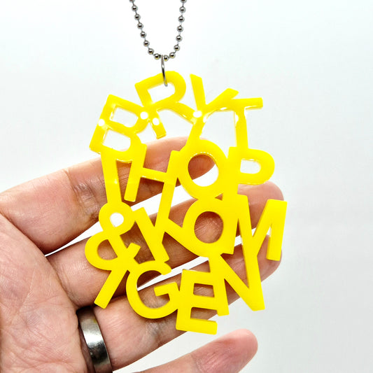 HALSBAND BRYT IHOP & KOM IGEN SUNNY YELLOW